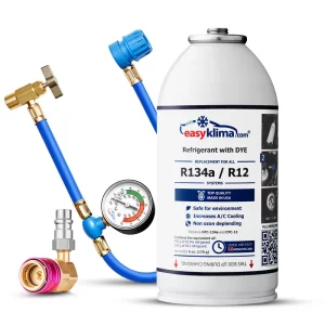 EasyKlima Zestaw R134a +  adapter HP/LP do systemu klimatyzacji