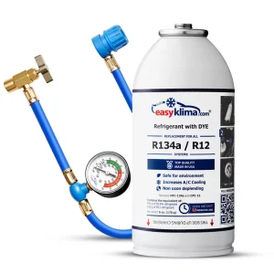 EasyKlima Zestaw do napełniania klimatyzacji R134a/R12, R1234YF